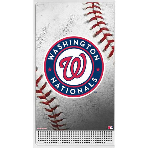 MLB Washington Nationals Game Ball Xbox Series S Console Skin